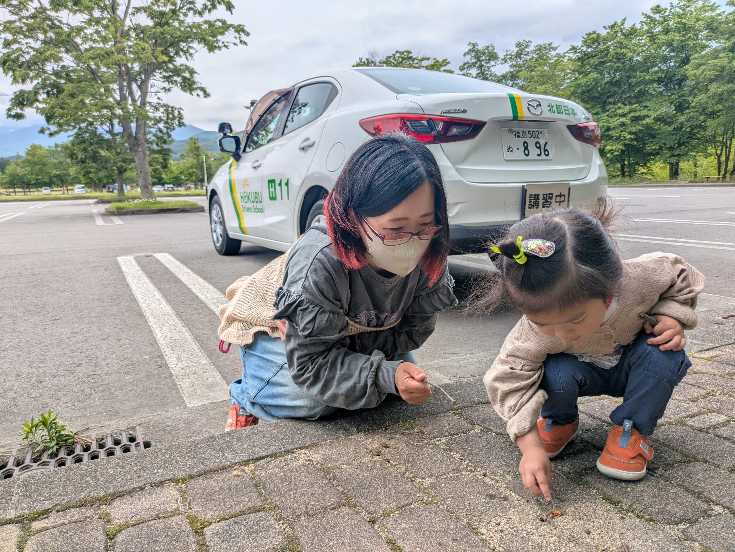 【お知らせ】お子様連れペーパードライバー講習モニターを実施しました
